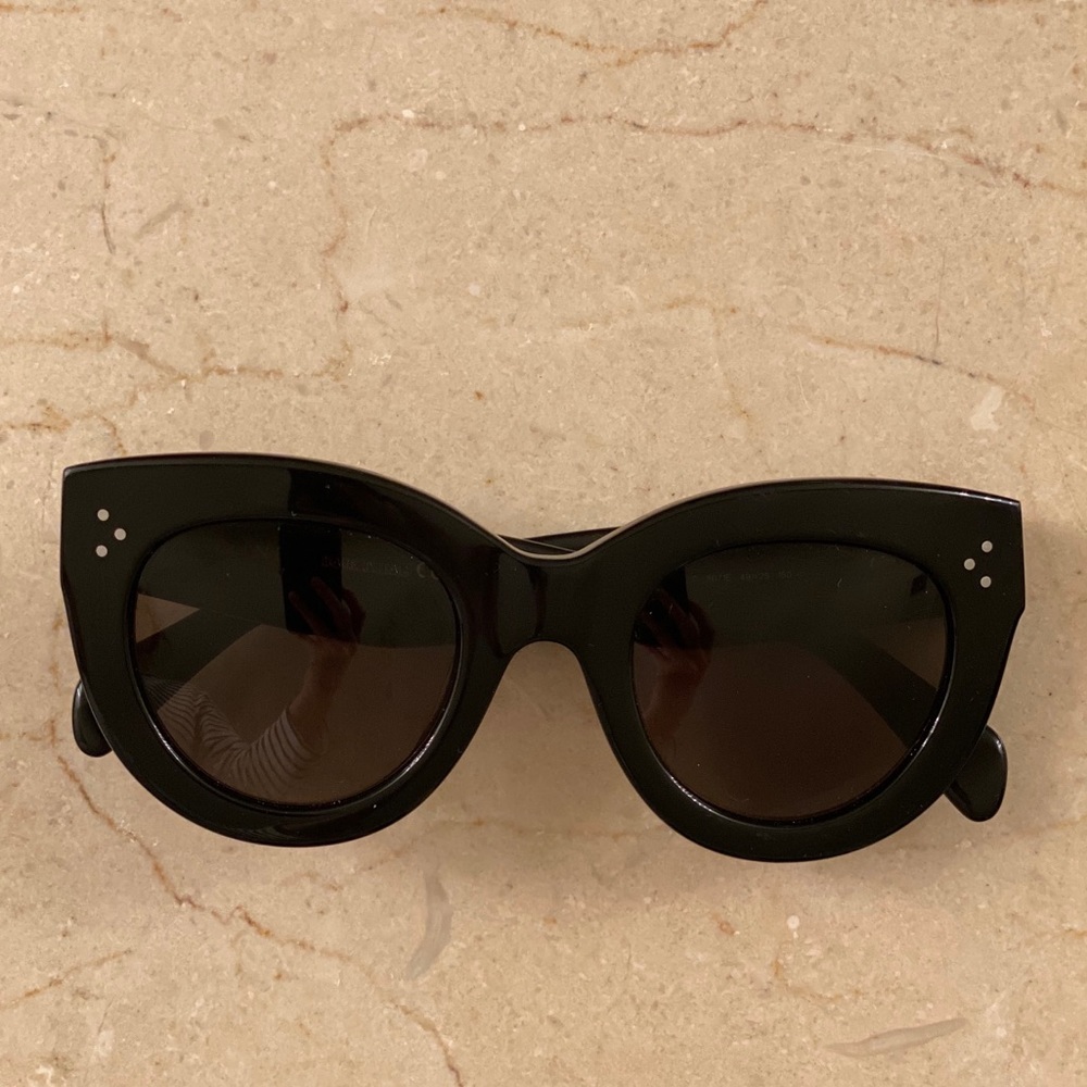 Celine black cat eye sunglasses